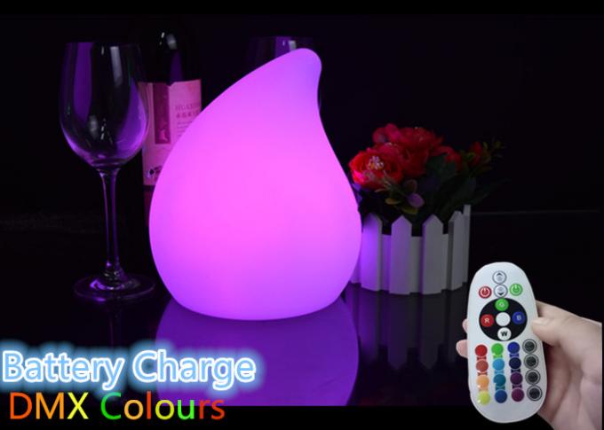 Multi dekorative Tischlampen der Farbeled, batteriebetriebenes Nachtfernsteuerungslicht