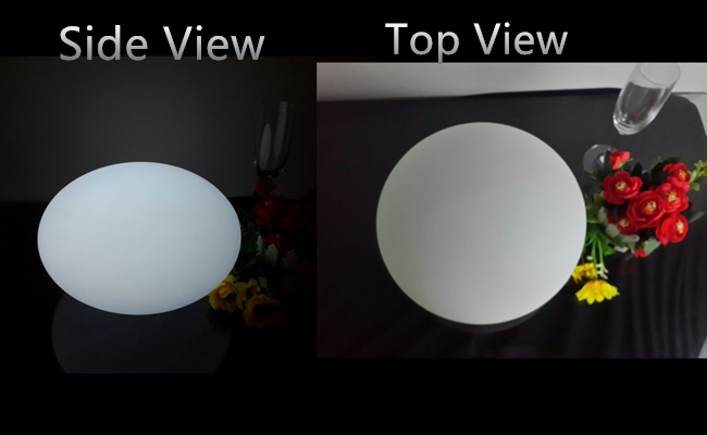Nettes Ei formte die weißen LED-Ball-Lichter/warmes Weiß für Garten-Dekoration