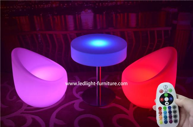 Elegantes Ei formten LED-Barhocker/Innen leuchten Stühlen mit 16 Farben