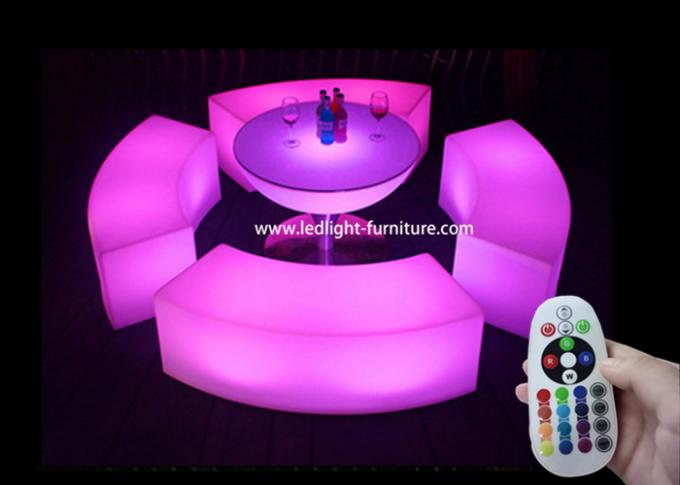 Modern leuchten Sie LED-Barhocker-Stuhl im Freien mit 16 Farbdem ändern