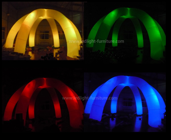 Aufblasbares LED Licht 7 der Farbe6 Bein-Bogen-Tür-besonders angefertigt für Handelsshow