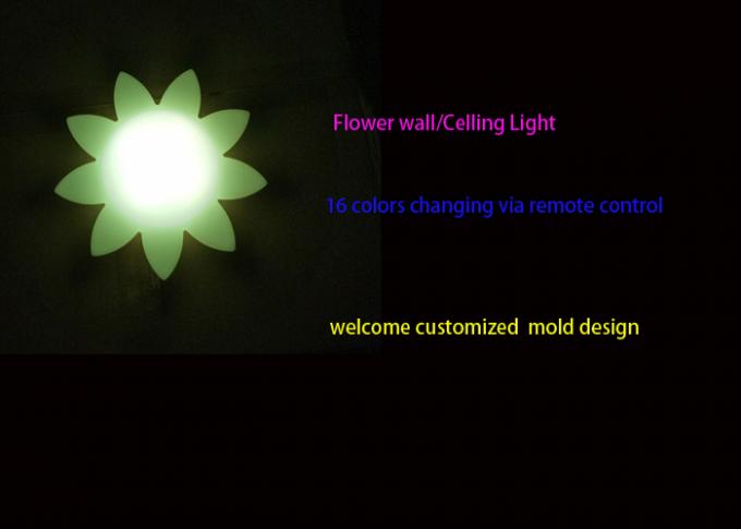 Kundenspezifische Blume formte dekorative Tischlampen LED/Decke und Wand-Dekorations-Lichter
