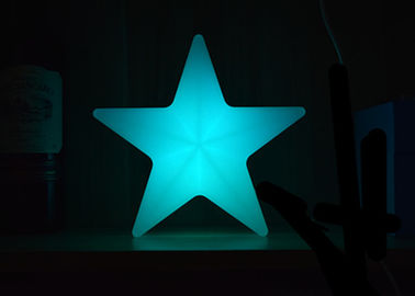 China Stehlampe-Weihnachtsdekoration des kleine Farbändernde Stern-LED mit Fernprüfer fournisseur