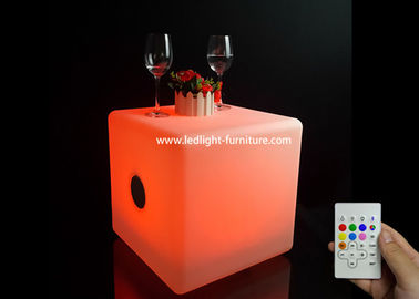 China Multi Farben führten Bluetooth-Sprecher, beleuchteten Würfel-drahtlosen Bluetooth-Sprecher 50*50*50 cm fournisseur