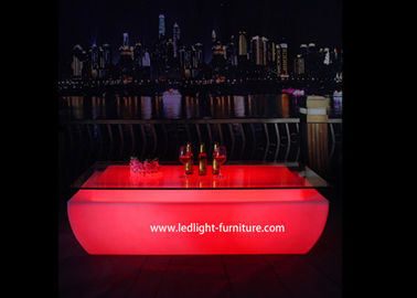 China Cocktail-Tisch-moderne belichtete Bar-Möbel des Plastik-LED fournisseur