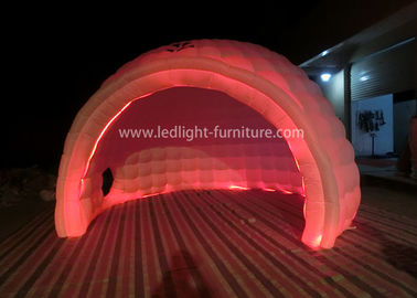 China Rundes aufblasbares LED Zelt Wechselstroms 110V-240V RGB wasserdicht mit Gebläse der hohen Leistung fournisseur