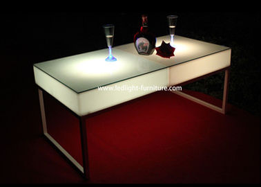 China Wasserdichter Cocktail-Tisch 120*60cm der Fernbedienungs-LED für Aufenthaltsraum-Möbel fournisseur