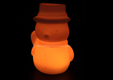 China PET Plastik-LED Weihnachtsschneemann-Nachtlicht batteriebetrieben für Kindergeschenk fournisseur