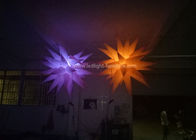 Schönes aufblasbares LED-Licht/hängende Stern-Dekorationen beleuchtet für Decke