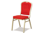 Dauerhaftes rote Farbhotel-Sitzplatz-Metallbankett sitzt Hotel-Einrichtungsgegenstände-Art vor