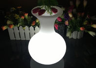 China Wieder aufladbare Blumen-Töpfe des Beleuchtungs-Vasen-LED für Tafelservice, 16 Farbändern Firma