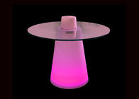 China Farben, die Cocktail-Tisch-Hoch-stehenden Wichtigtuer-Bar-Club-Gebrauch der Glasplatte-LED ändern Firma