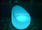 Elegantes Ei formten LED-Barhocker/Innen leuchten Stühlen mit 16 Farben fournisseur