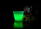 Bunte Mini-Plastik-LED Blumen-Töpfe RGB für Tabellen-/Garten-Dekoration fournisseur