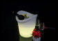Tragbarer 5l Eis-Eimer des Plastikled Champagne mit Akku-Energie fournisseur