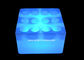 Das große geführte Quadrat leuchten Eis-Eimer/Flasche beleuchteten dienenden Behältern mit 16 Löchern fournisseur