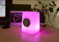 Drahtloses LED-Würfel-Licht/musikalische LED-Tischlampe mit Bluetooth-Sprecher fournisseur