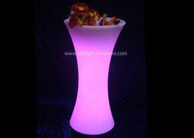 China Wichtigtuer-Tabelle leuchten Blumen-Töpfe PET Plastik-multi Farben für das Wein-Abkühlen usine