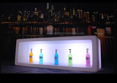China Batteriebetriebene Lichtstrahl-Würfel, großes Glühen belichtete Flaschen-Anzeige  usine