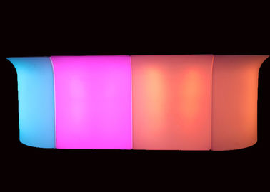 Stangen-Zähler-Möbel der Volkspartei-Miet-LED mit bunter Beleuchtungs-Farbe