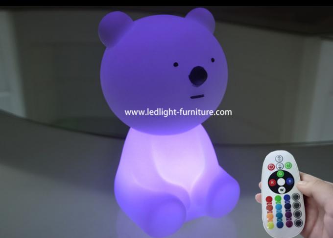 Drahtlose liebenswürdige LED-Glühen-Bärn-Nachtlicht-/Leuchtpult-Lampen der Kinder Nacht