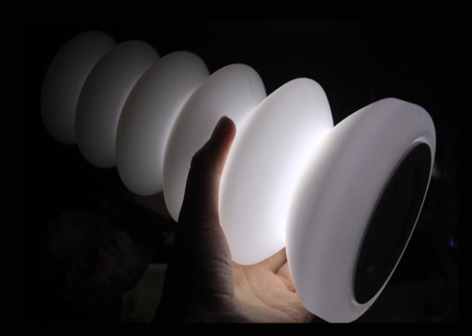 Dekoratives Tischlampen PET des Standmodell-LED Plastik mit Noten-Sensor-Steuerung