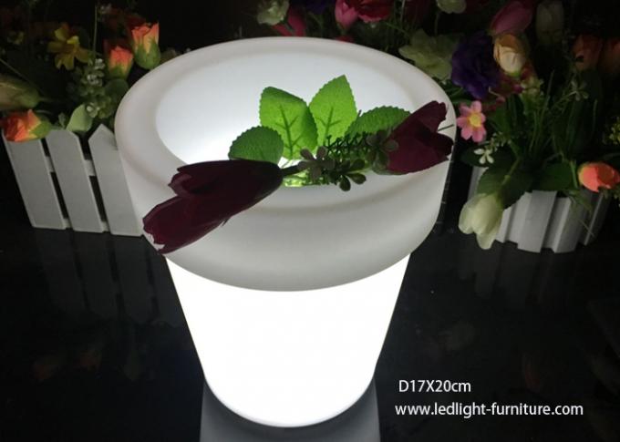 Kleine 20X25cm LED Blumen-Töpfe, die für Geschäft/Ereignis/Bahn Decaration glühen