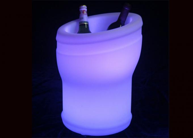 Wieder aufladbare Eis-Eimer-Möbel LED glühende für Nachtklub-Gebrauch