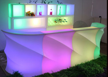 China Möbel des Nachtklub-LED leuchten Stangen-Zähler mit Lithium-Ionen-Batterie fournisseur