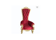 China Luxushoch-Rückseiten-Hochzeits-Möbel-dekorative Thron-Mietstühle/königliche Prinzessin Chair Firma