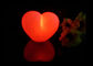 Romantisches Herz formte Tischlampe mit den multi Farben, die Prüfer ändern fournisseur