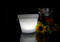 Bunte Mini-Plastik-LED Blumen-Töpfe RGB für Tabellen-/Garten-Dekoration fournisseur