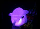 Nette bunte Feiertags-Delphin-Nachtleuchtpult-Lampe mustert Produktion für Raum fournisseur