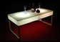 Wasserdichter Cocktail-Tisch 120*60cm der Fernbedienungs-LED für Aufenthaltsraum-Möbel fournisseur