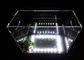 Kundengebundener transparenter LED-Eis-acrylsauereimer mit buntem Licht und zwei Griffen fournisseur